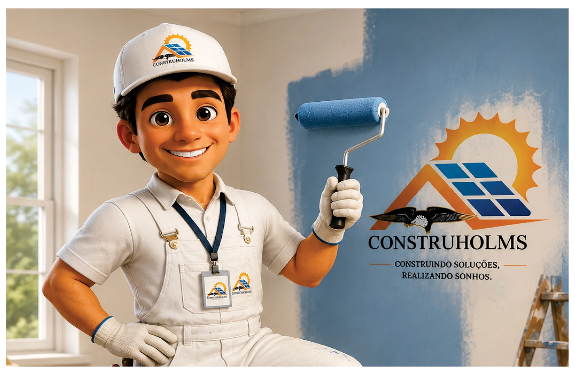Pintor Residencial e Comercial CONSTRUHOLMS em São José do Rio Preto